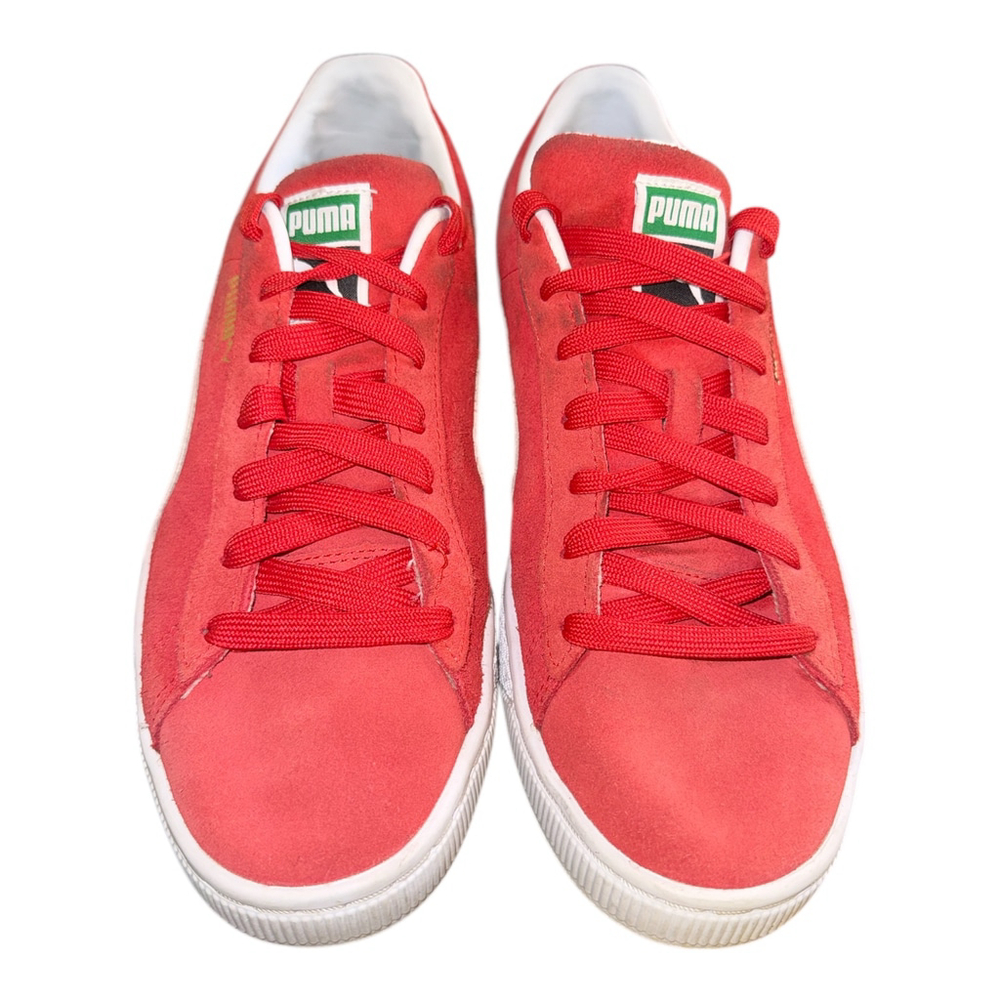 Puma Suede Classic Red/ White Size 10.5 - Picture 2 of 7